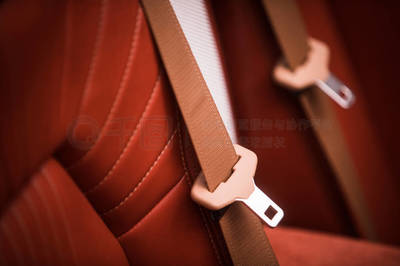 现代汽车的棕色安全带图片免费下载-5002802679-